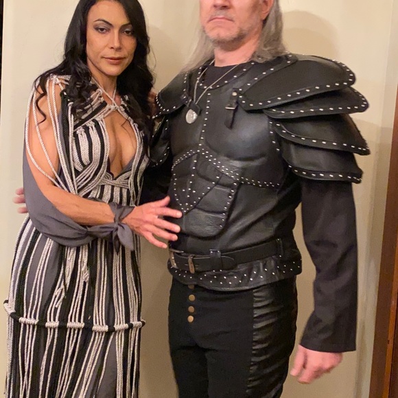 The Witcher LEATHER Armor complete costume Geralt of of Rivia FanX Halloween - Picture 6 of 12